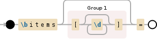 Regular expression visualization